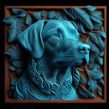 3D model st Blue Lacey dog (STL)